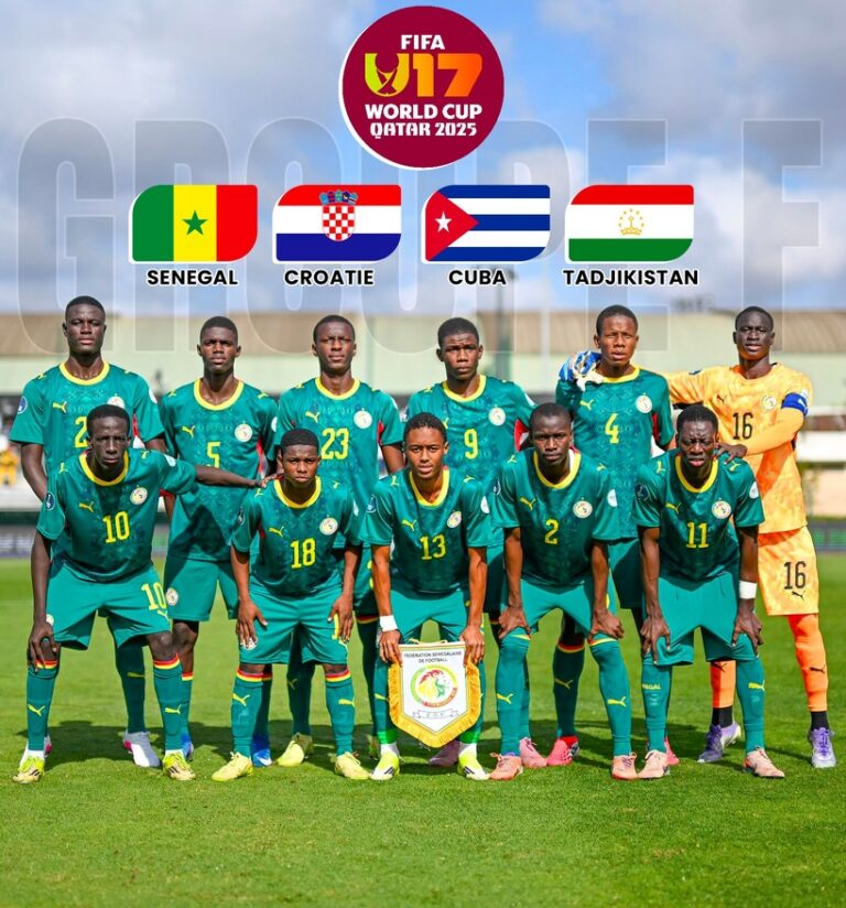 Coupe du monde U17 : le Sénégal connaît ses adversaires pour Qatar 2026