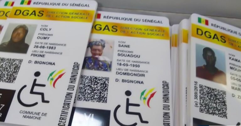 Tivaouane peulh-niague : campagne d’enregistrement des cartes d’égalité des chances pour les personnes handicapées