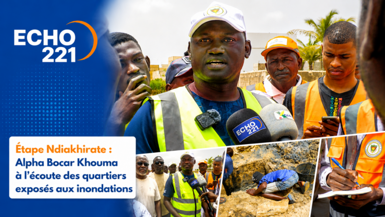 Étape Ndiakhirate : Alpha Bocar Khouma à l&rsquo;écoute des quartiers exposés aux inondations