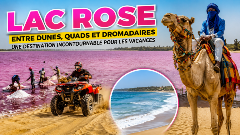 Lac Rose : entre dunes, quads et dromadaires, une destination incontournable pour les vacances