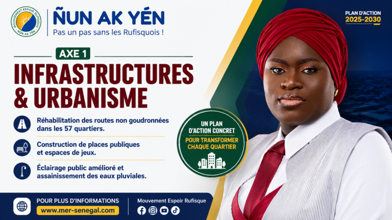 Rufisque Nord – Axe 1 : Mame Seynabou Diop Ndoye veut transformer les 57 quartiers grâce à un vaste programme d&rsquo;infrastructures