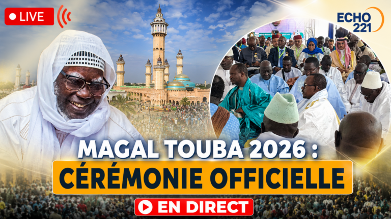 🔴EN DIRECT | Cérémonie Officielle du Grand Magal de Touba 2026 | 18 Safar 1448H ● 𝗘𝗰𝗵𝗼 𝟮𝟮𝟭