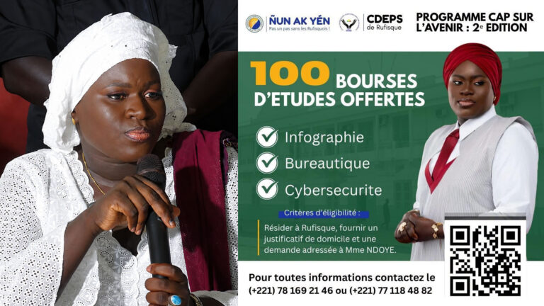 Rufisque Nord : après 50 bourses, Seynabou Diop Ndoye met 100 nouvelles bourses de formation à la disposition des jeunes