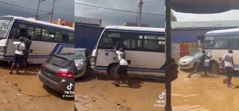 Pikine-Guédiawaye : éclaboussé par un bus Tata, il saccage le véhicule et finit en prison