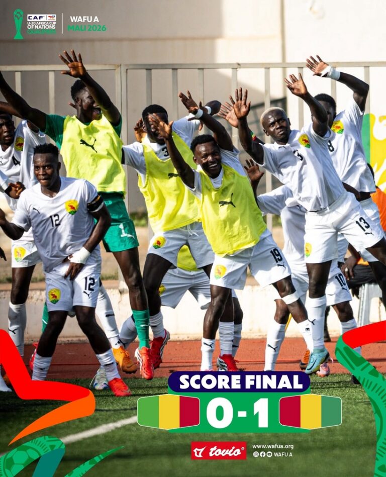 Tournoi UFOA-A U20 : la Guinée domine le Mali en ouverture